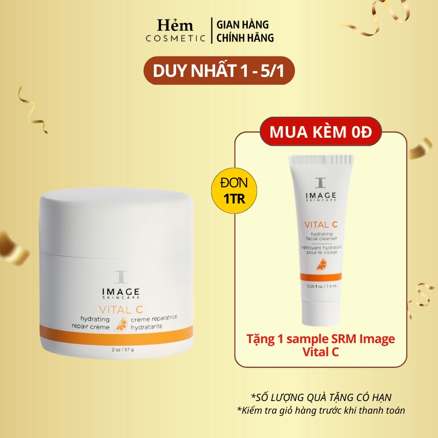 Kem dưỡng làm dịu da Image Skincare Vital C Hydrating Repair Creme 57 gr