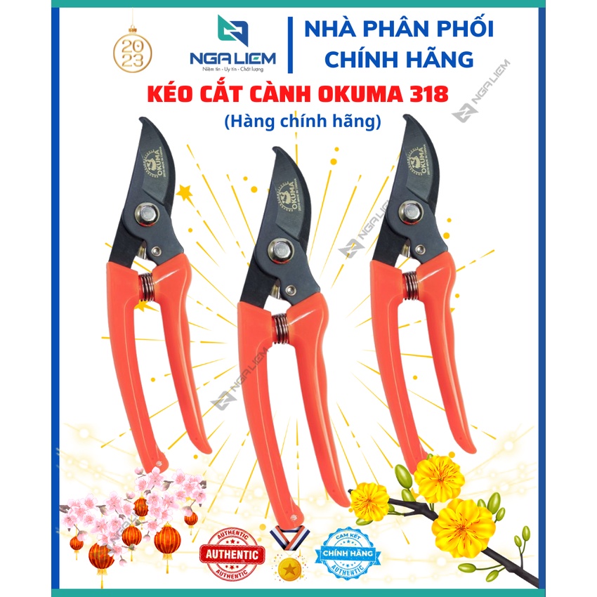 Kéo cắt cành 318 Okuma