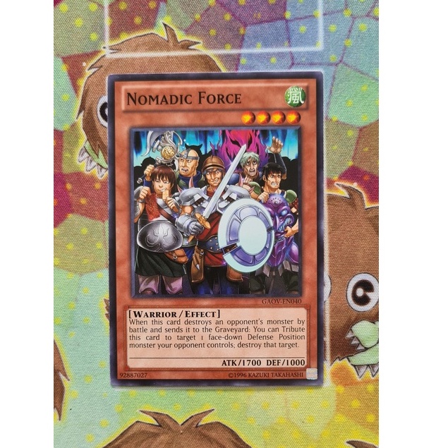 [ Đỗ Lạc Shop ] Thẻ Bài Mint90 Yugioh Monster Nomadic Force - GAOV-EN040 - Common