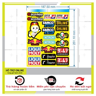 LOGO STICKER DÁN XE MÁY M71 - THU DECAL
