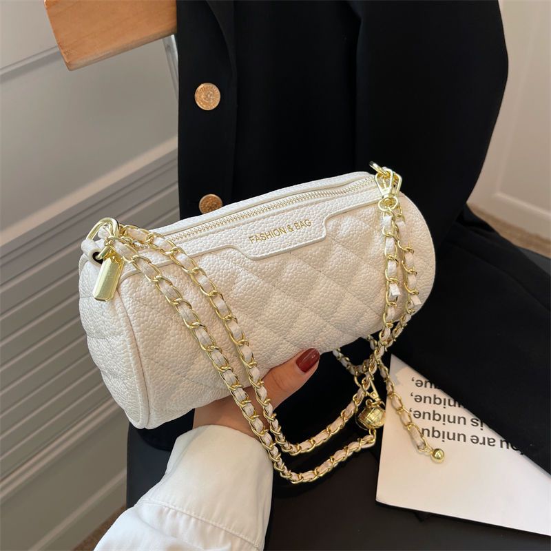 Túi Đeo Chéo Hình Trụ Cỡ Nhỏ Phong Cách Mới Cao Cấp Cho Nữ