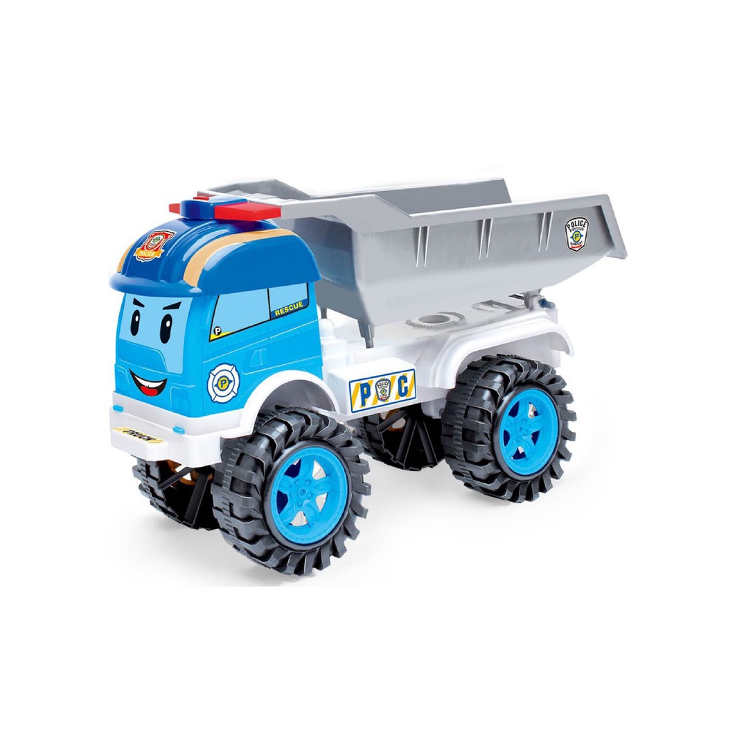 Đồ chơi MÁY XÚC poli cho bé siêu to, có thể dễ dàng điều chỉnh cần múc và di chuyển TKMB68