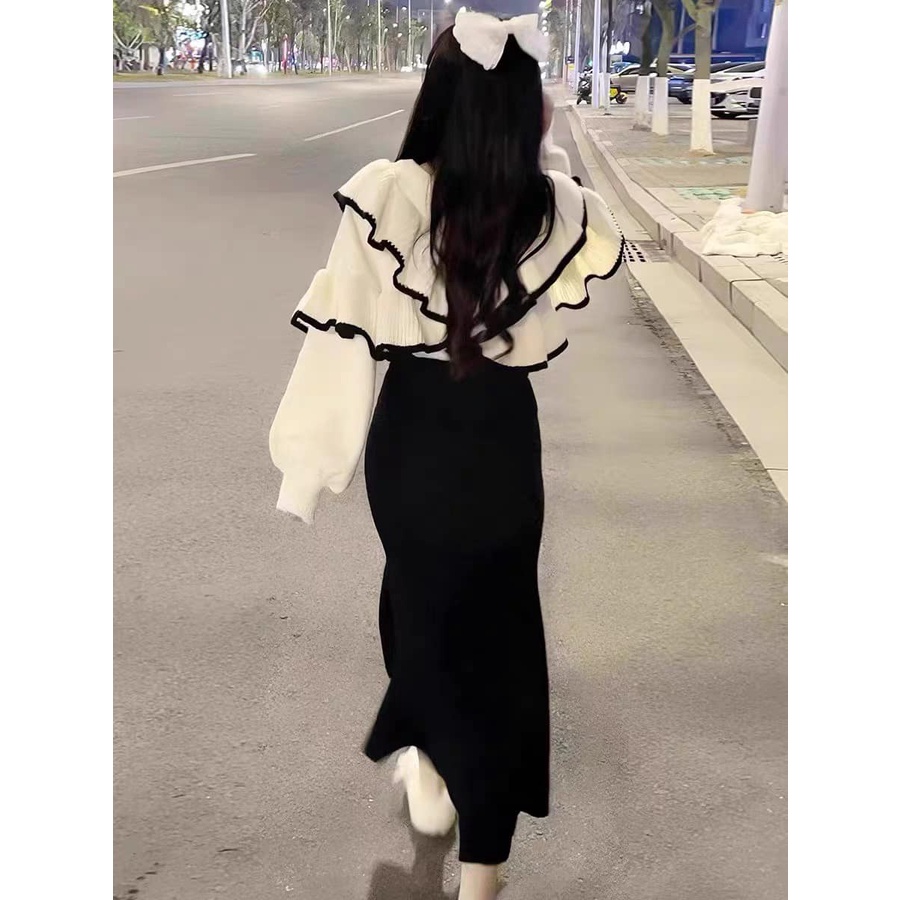 Set váy len tiểu thư xinh đẹp