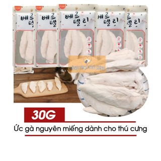 Ức gà sấy khô cho chó mèo 30g