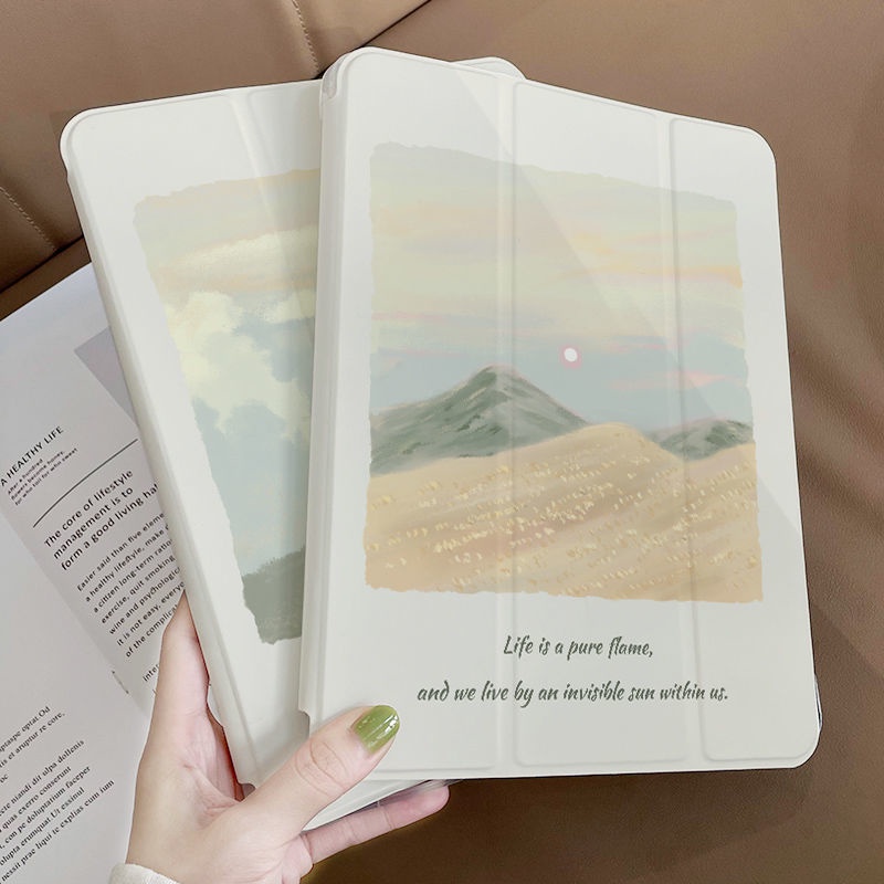 Ốp Máy Tính Bảng Mềm Họa Tiết Hoàng Hôn Cho iPad GEN7 / 8 / 9 10.2 "GEN10 10.9" Pro11 "Pro12.9" 2022 Air4 Air5 Air3 mini6