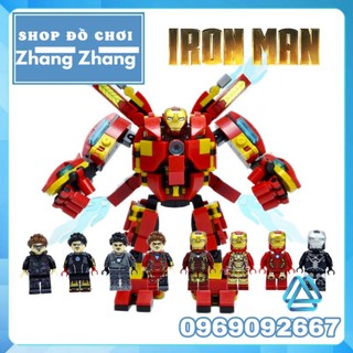 Đồ chơi Xếp hình người sắt Iron man tiến sĩ Tony Stark trong Marvel Minifigures DLP DLP9080