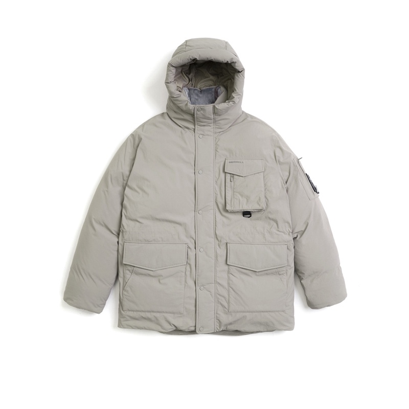 Áo khoác parka nam lông vũ Merrell mặc thời tiết đại hàn, siêu ấm xuất Hàn AK317