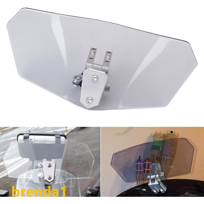 Kính Chắn Gió Mở Rộng Điều Chỉnh Được Chiều Cao Kèm Giá Đỡ Cho Xe Máy
