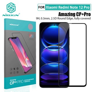 Kính Cường Lực Xiaomi Redmi Note 12 Nillkin CP+Pro bảo vệ toàn màn hình cho Xiaomi Redmi Note 12 Pro+ Plus