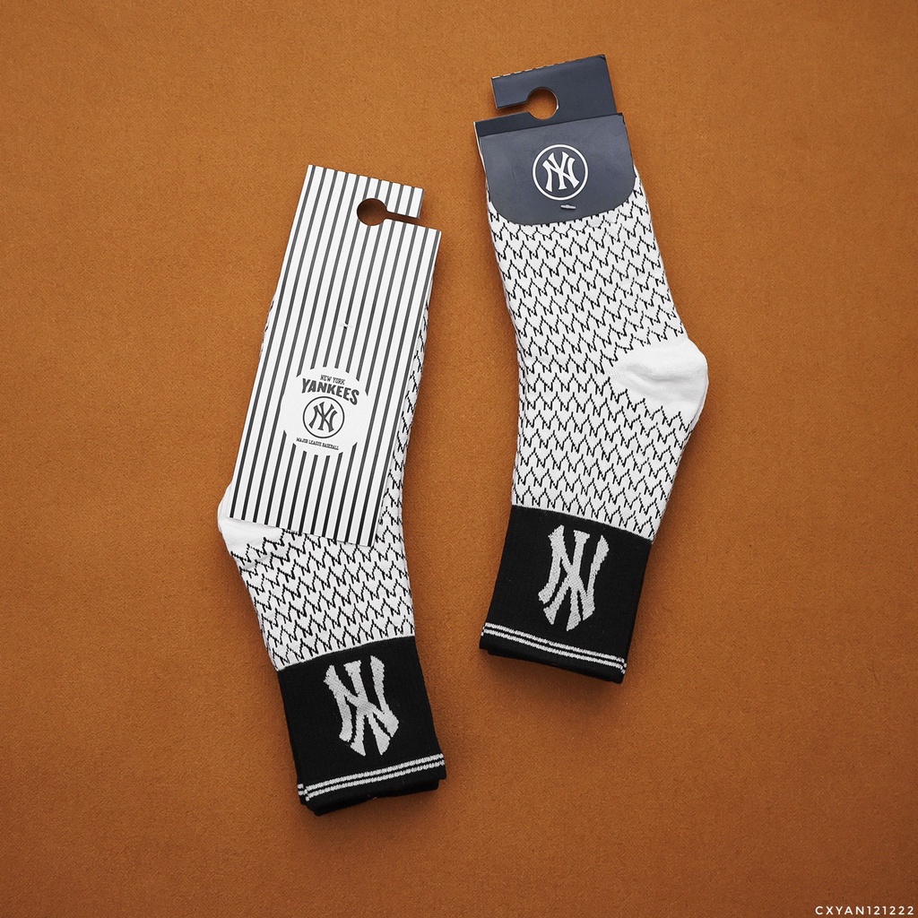 [ CAO CẤP ] Full Set 2 đôi vớ/tất thể thao cổ cao dệt kim dày dặn, thông thoáng 121222