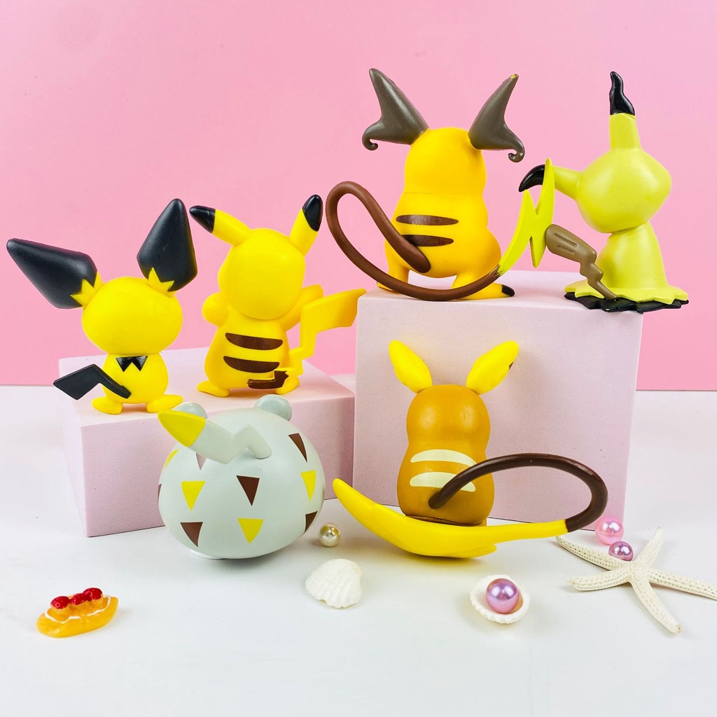Set 6 mô hình pokemon siêu kute-Mẫu 2