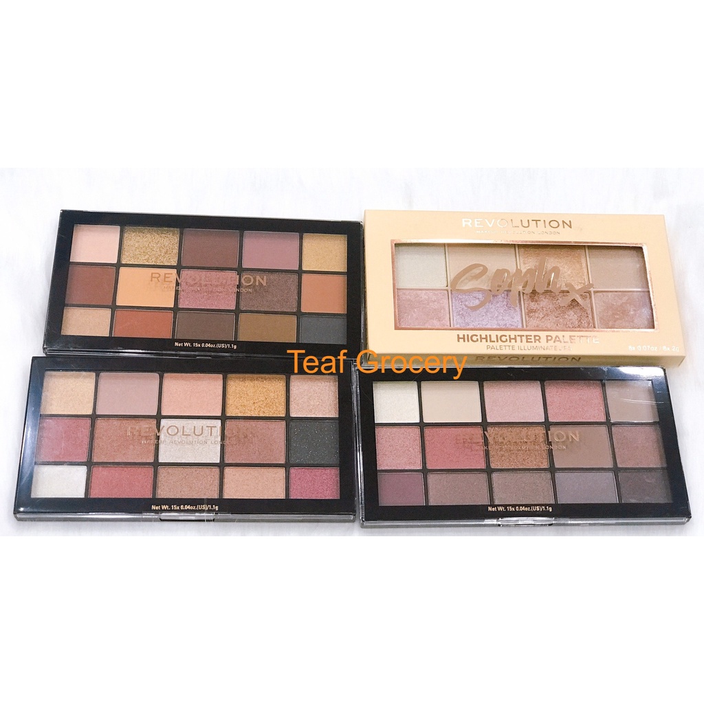 Bảng phấn mắt trang điểm _ Makeup Revolution London Reloaded Velvet Rose