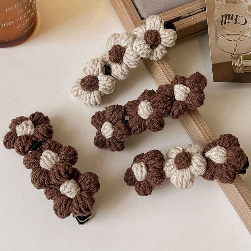 NICKOLAS Kẹp Tóc Dạng Tết Có Răng Lược Dễ Thương