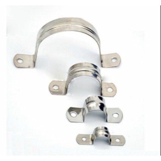 Kẹp - móc gài ống nước, đai ôm ống inox phi 21, 27, 34, 42, 49, 60, 90, 114