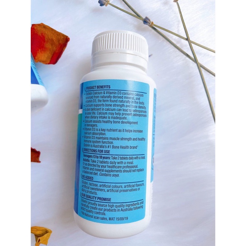 OSTELIN CALCI VITAMIN D3 130 VIÊN -Calci ostelin bầu 130v  Date mới - Canxi cho bầu -Chính Hãng