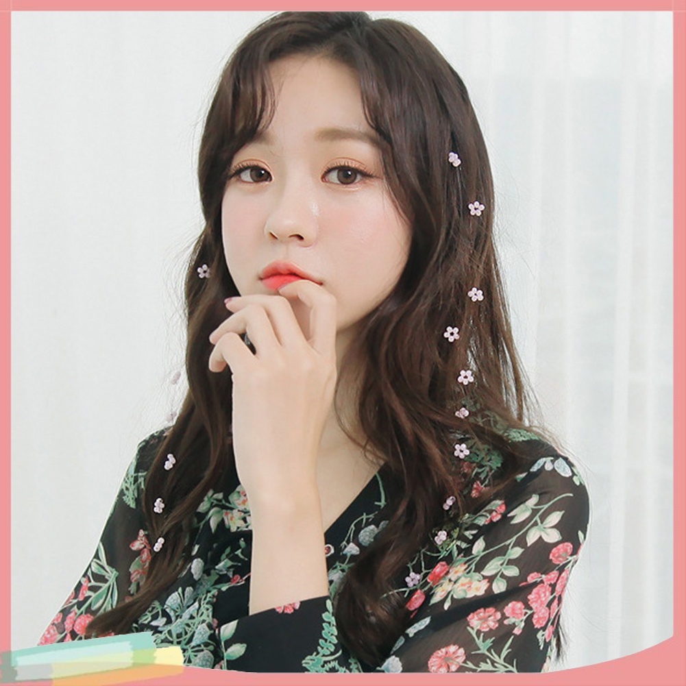 Kẹp tóc hình trái tim/bông hoa xinh xắn thời trang cho nữ