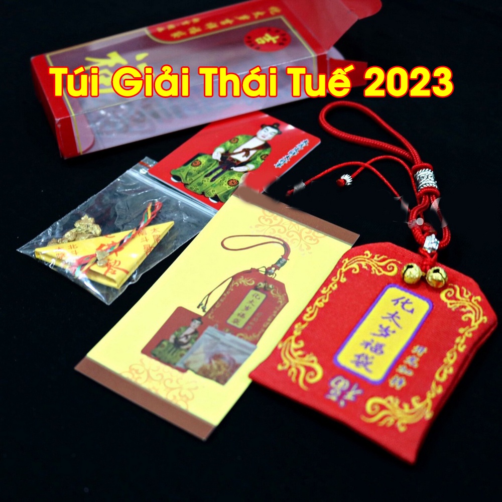 Túi thái tuế may mắn giảm vận hạn - Hóa giải phạm thái tuế