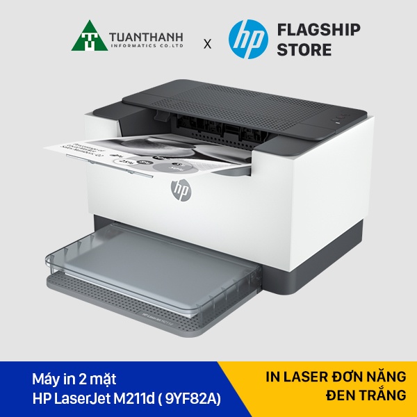 Máy in HP Laser 2 mặt trắng đen HP LaserJet M 211d 9YF82A, đảo mặt tự động - Chính hãng