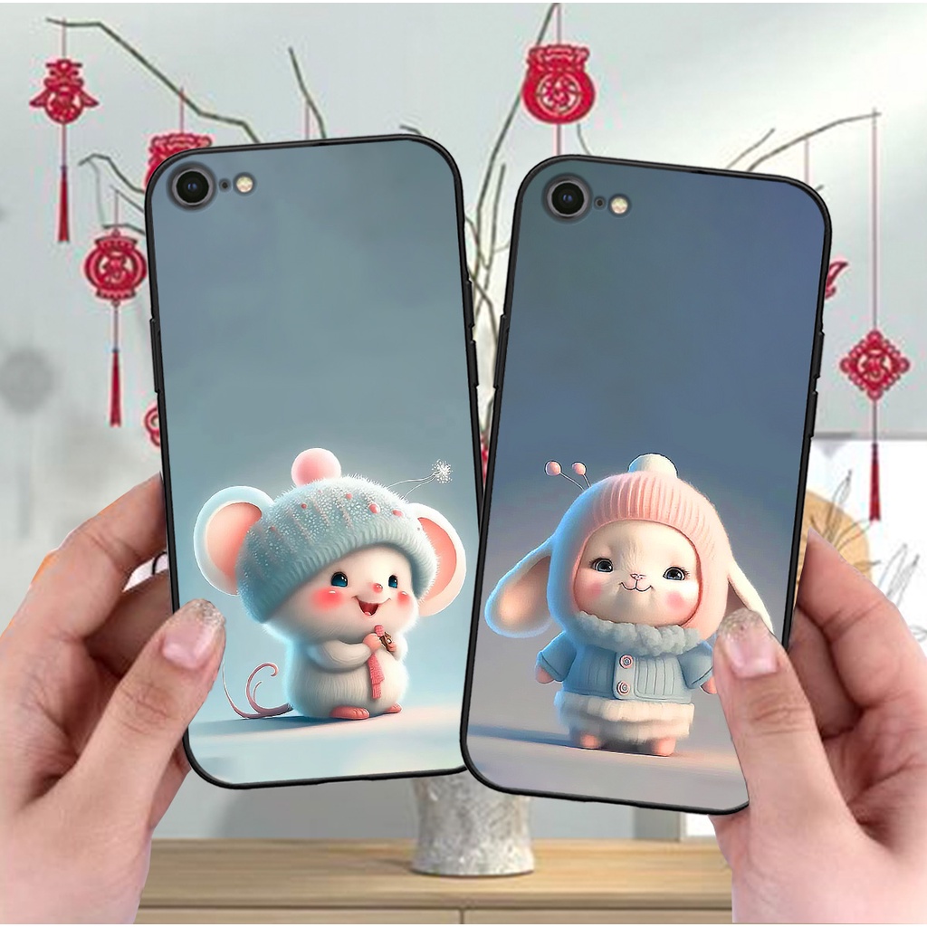 Ốp lưng Iphone 6/6S/6 Plus/6S Plus/7/8/7Plus/8Plus đủ 12 con giáp mẫu cute siêu đáng yêu