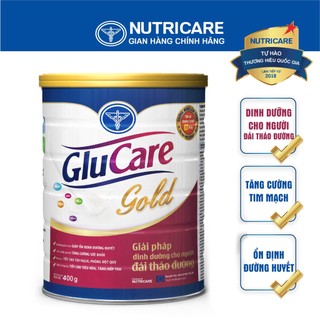 Sữa bột Nutricare Glucare Gold dinh dưỡng cho người tiểu đường 400g