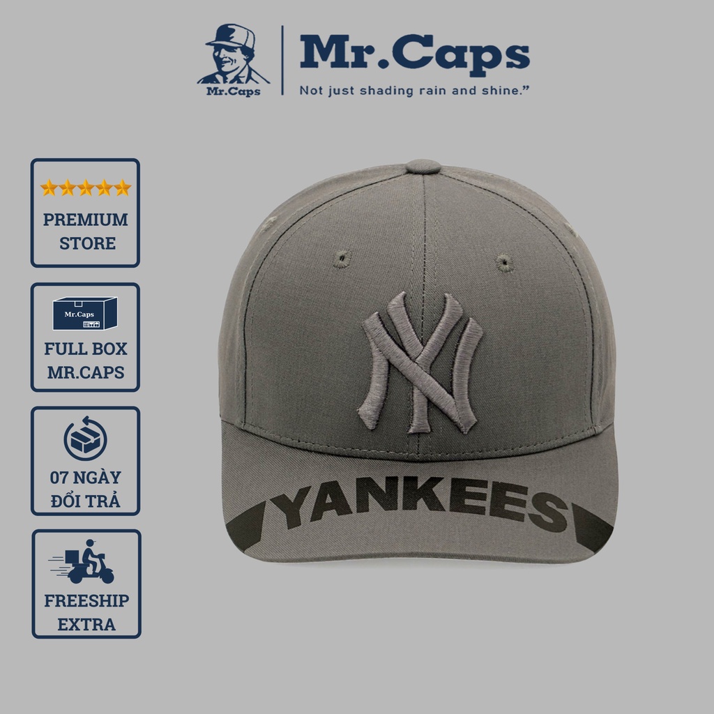 Nón NY Full Box - Mũ kết lưỡi trai trắng thời trang from unisex cao cấp freesize dành cho cả nam và nữ của Mrcaps