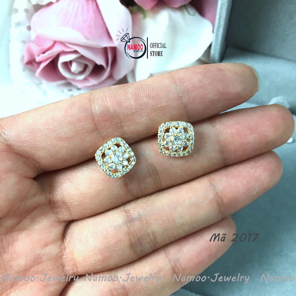 Bông Tai Nữ T2017 Phong Cách Đơn Giản Đầy Nữ Tính Namoo Jerwelry