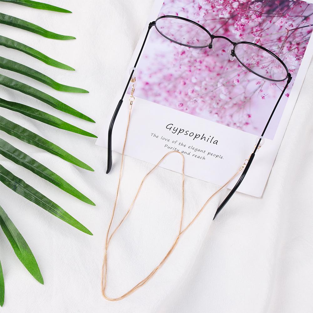 ESPO Dây Đeo Mắt Kính Bằng Kim Loại Màu Vàng / Bạc Ngọt Ngào