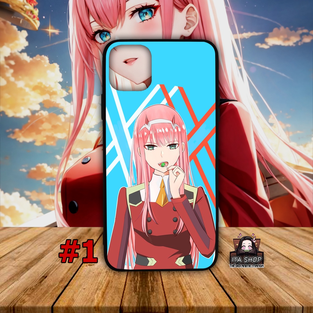 Ốp lưng Zero Two - Ốp Lưng Anime Iphone 6 6s 7 8 7+ 8+ X Xs Max Xr 11 pro max 12 pro 13 pro 14 Pro P