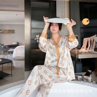 [Big Sale] 🌱Bộ Lụa Mặc Nhà ☘️Đồ Ngủ Pijama Lụa Cao Cấp Siêu Mát Mềm Mịn - ELSA