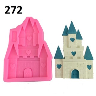Khuôn silicon 3d hình lâu đài