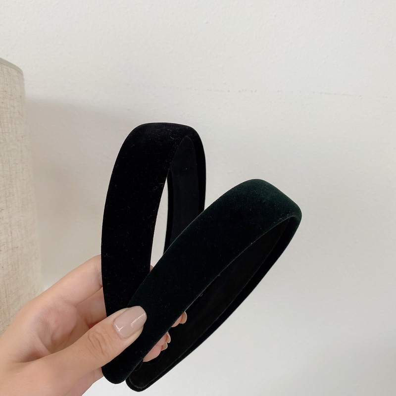 Dây Buộc Tóc Vải Nhung Màu Sắc Đơn Giản Phong Cách Vintage Hàn Quốc