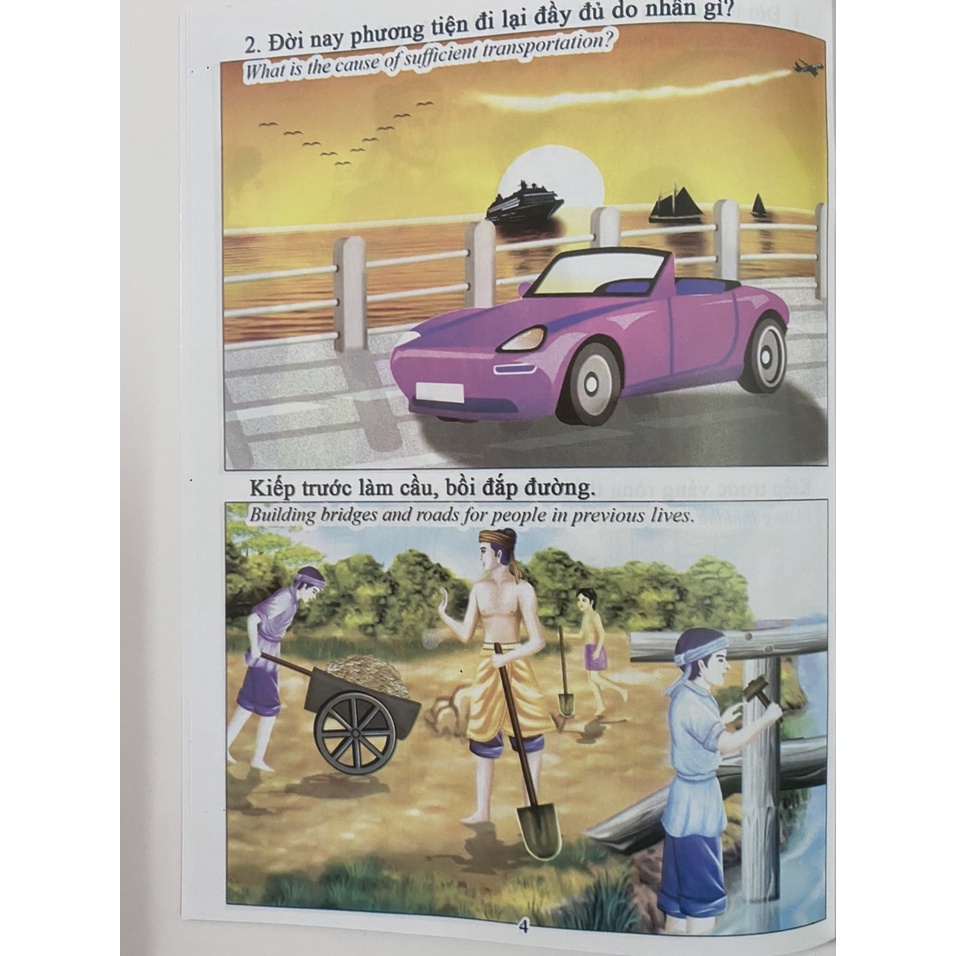 Sách - Truyện Tranh Nhân Quả ( song ngữ Anh- Việt)