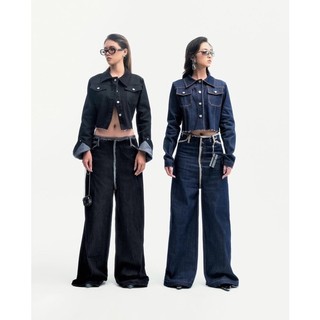 SET DENIM XANH VÀ ĐEN