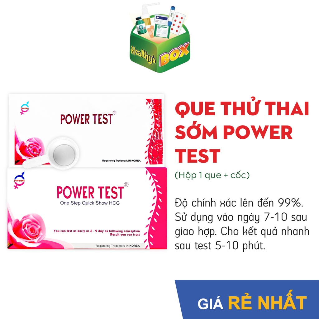 Que thử thai sớm Quickseven/ Power Test  - Độ nhạy cao, chính xác, an toàn