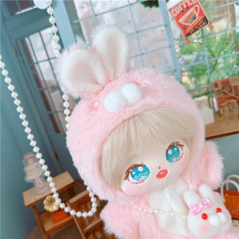 Set Áo Khoác Và Túi 20cm Dễ Thương Cho Búp Bê Baekhyun ChanYeol TNT Tfboys Jennie Lisa Rose Quà Tặng