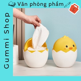 Thùng rác để bàn học, Thùng rác nhựa hình con gà đáng yêu ngộ nghĩnh, thùng rác tiện lợi