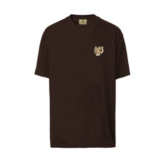 Áo thun Amand Unisex Tiger Patch T-Shirt - Brown