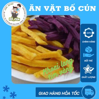 Khoai lang sấy giòn MIX vị