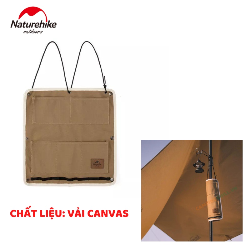 TÚI TREO ĐỰNG ĐỒ CẮM TRẠI DÃ NGOẠI GLAMPING NATUREHIKE NH20PJ125