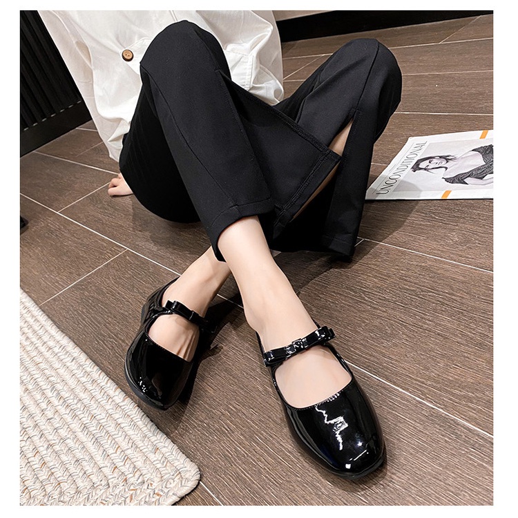 Giày Búp Bê Đính Nơ Phong Cách Pháp Cho Nữ