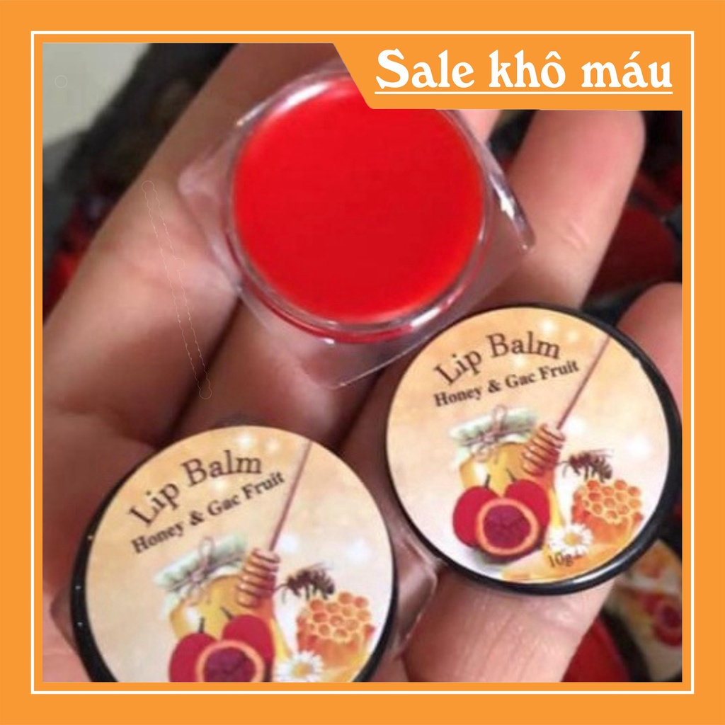 Dưỡng kích màu môi,Son dưỡng  đỏ tươi từ gấc triết xuất từ thiên nhiên sau xăm-5g