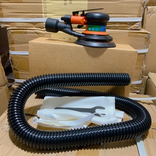 Máy chà nhám dùng hơi rhino có hút bụi phi 125mm đế gai