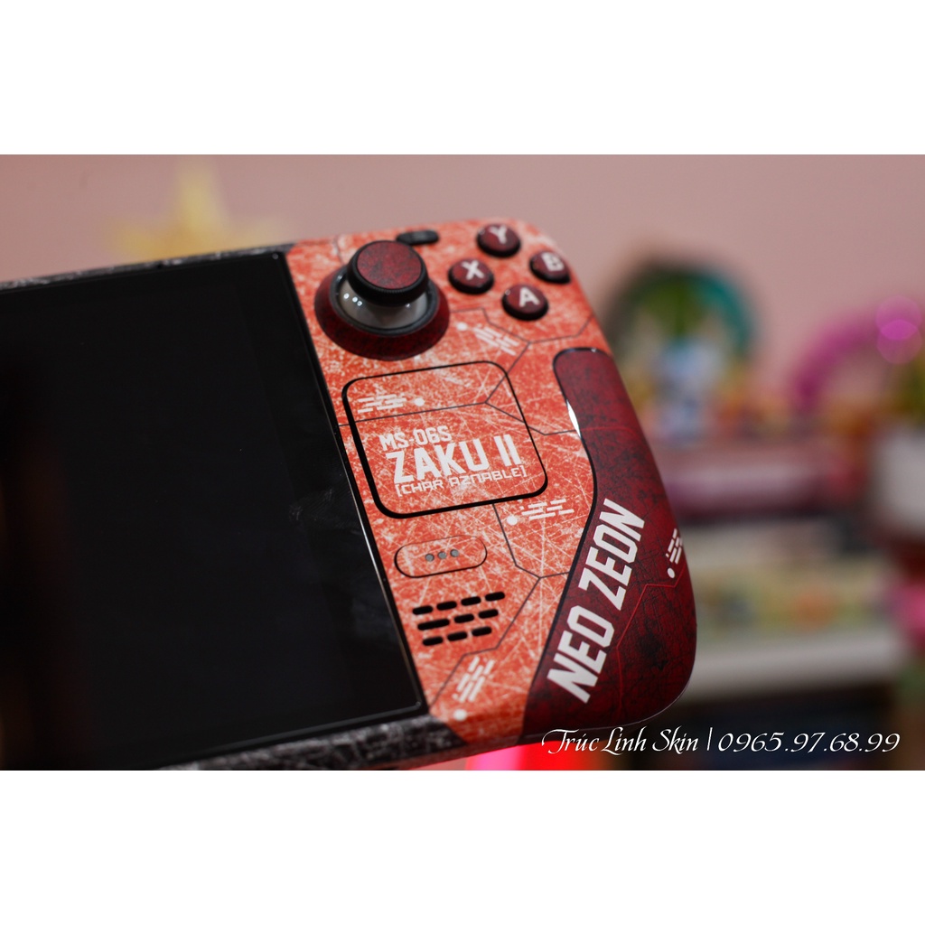 Skin dán Steam Deck mẫu Gundam MS-06S Zaku II