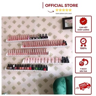 Thanh để Sơn Nail treo tường tiệm nail - tiệm spa hình trái tim siêu chắc chắn