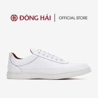 Giày thể thao nam Đông Hải da bò cao  cấp thiết kế sneaker cột dây trẻ trung  - G0336