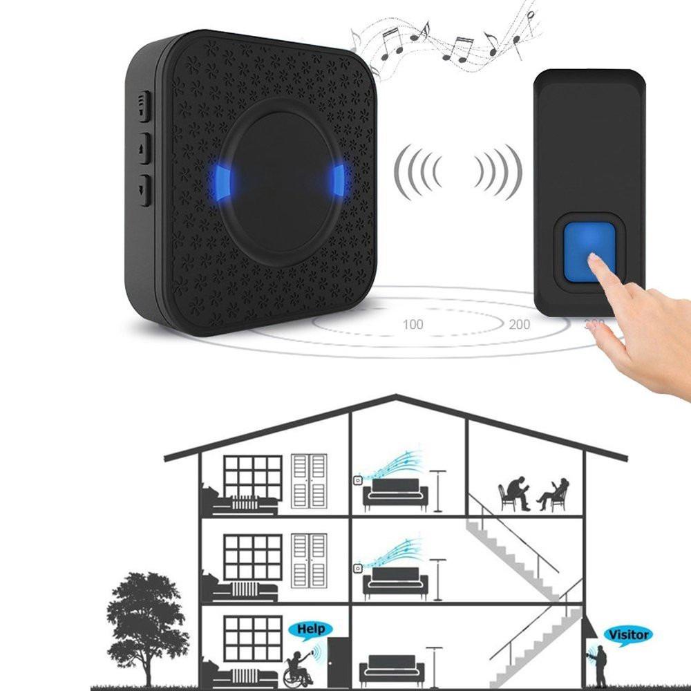 Chuông Cửa Không Dây Thông Minh 55 Giai Điệu 300M