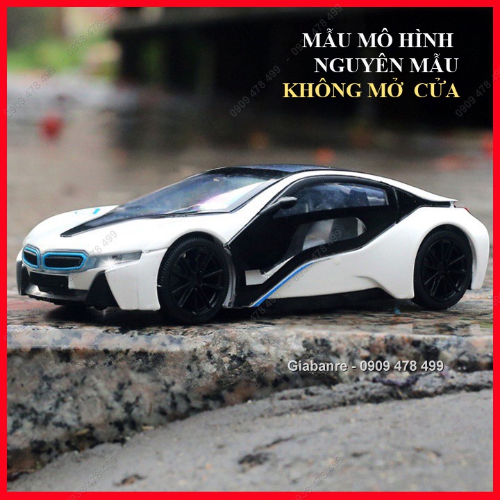 Mô Hình Kim Loại Siêu Xe Bmw I8 - Tỉ Lệ 1:32 - 14cm - 9646