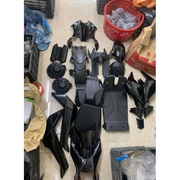 Bộ đồ nhựa xe điện Xmen có bán lẻ,mặt nạ to,mặt nạ bé,ốp bình,ốp cốp,dè trước,đỡ đèn