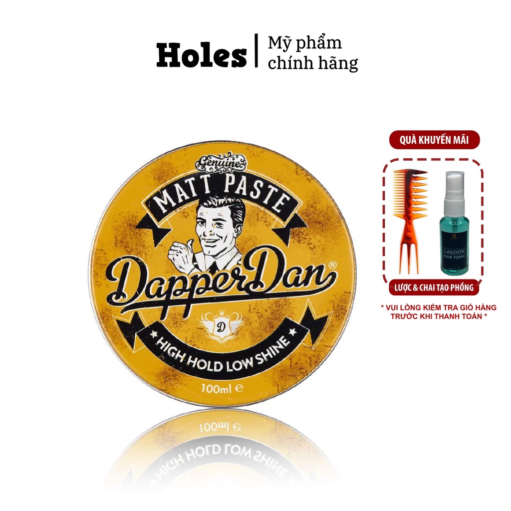 Sáp vuốt tóc Dapper Dan Matt Paste - 100ml