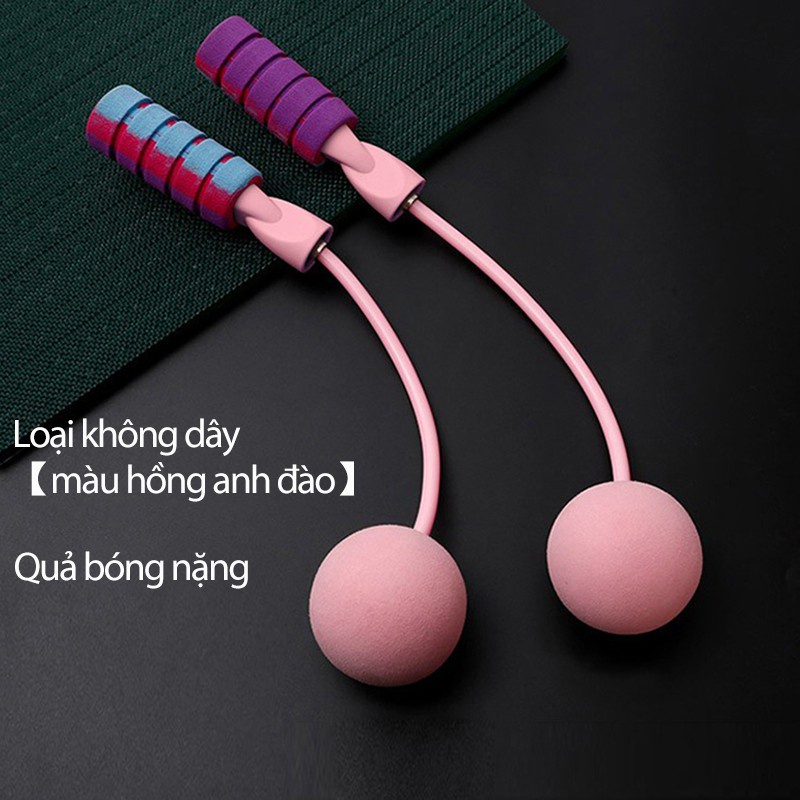 Dây Nhảy Không Dây Thông Minh Đầu Gắn Tạ Tròn Sáng Tạo